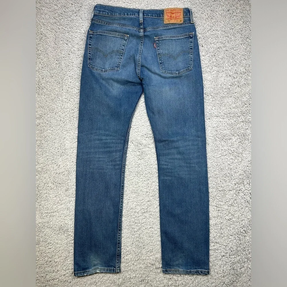 Levi's Jeans Mens 34 x 32 Classic Straight 513 Regular Wash Casual Denim Basic